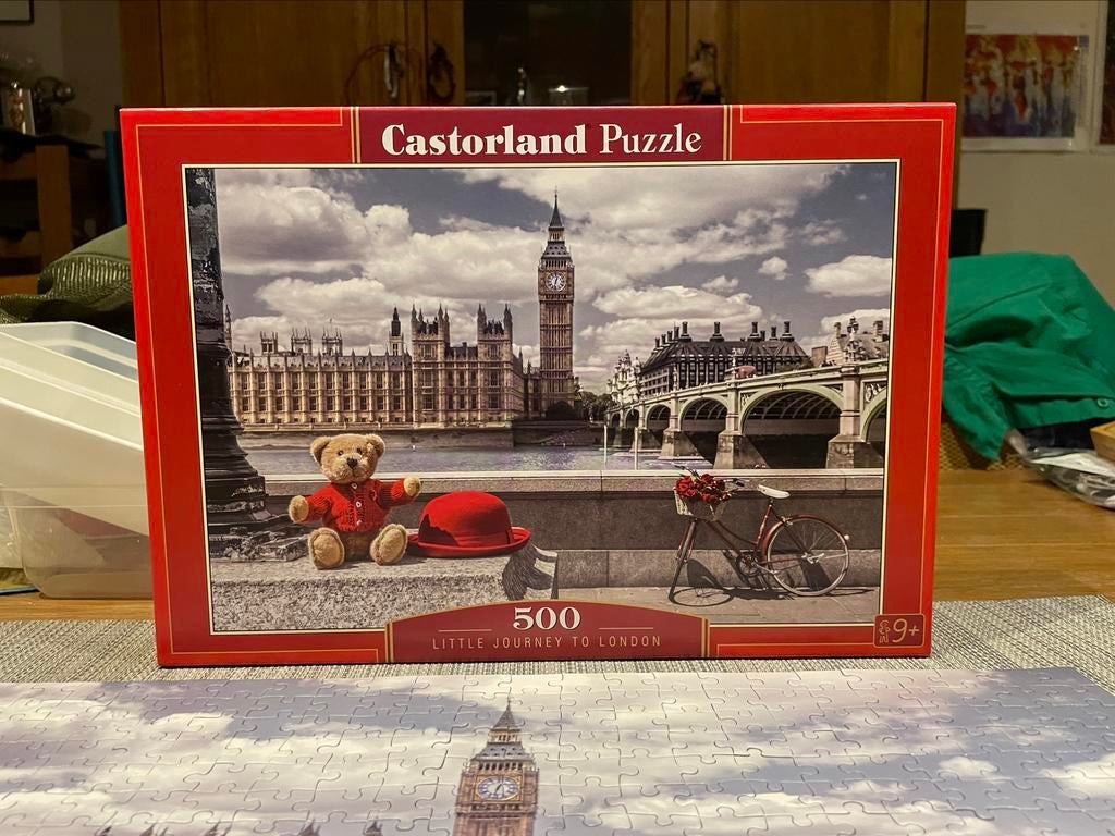 Castorland Puzzel - Little Journey to London - 500 stukjes, Enlèvement ou Envoi, 500 à 1500 pièces, Comme neuf