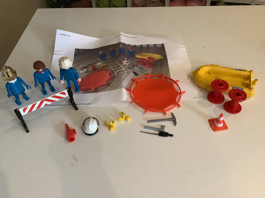 Playmobil brandweer, Enlèvement, Utilisé
