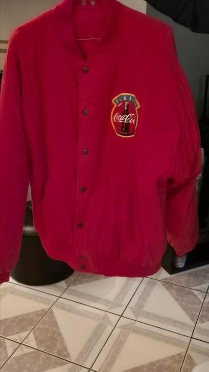 Vintage jas van Coca-Cola, Ophalen, Maat 48/50 (M), Coca cola, Zo goed als nieuw
