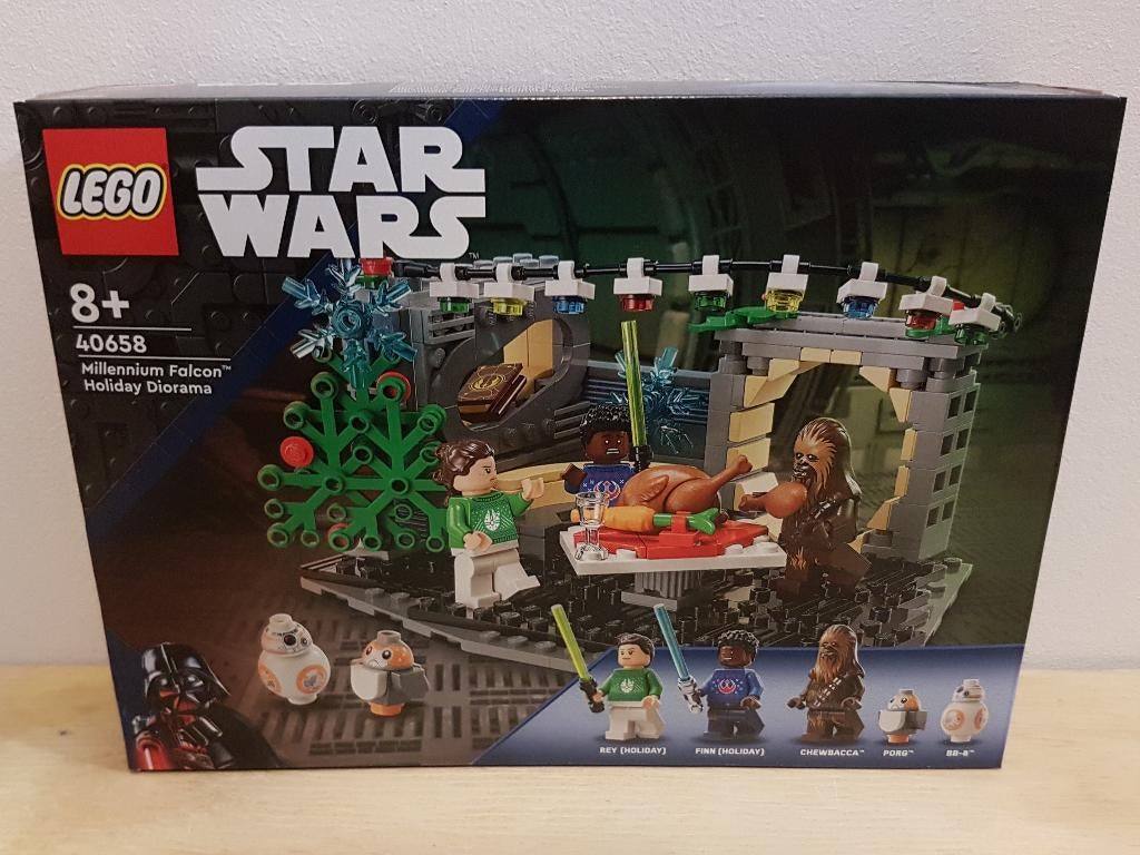 (GESEALD) 7x Lego 40658 Millennium Falcon Holiday Diorama, Ophalen of Verzenden, Nieuw, Complete set, Lego