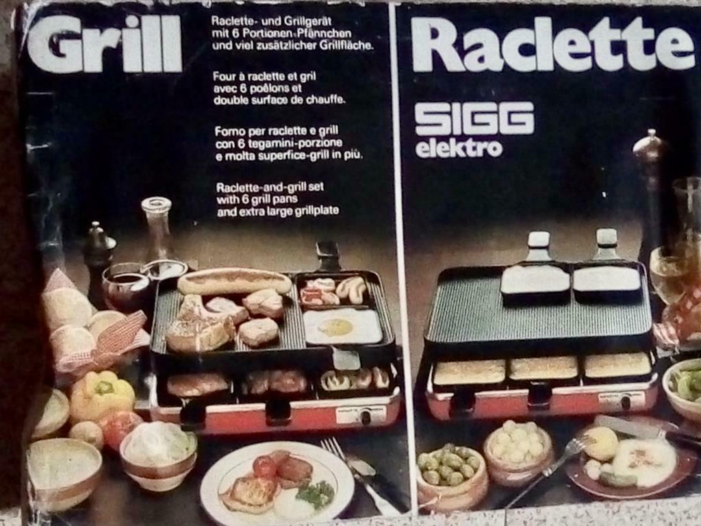 Four à raclette et grill avec 6 poêlons, Electroménager, Enlèvement ou Envoi, Utilisé, Gril de table