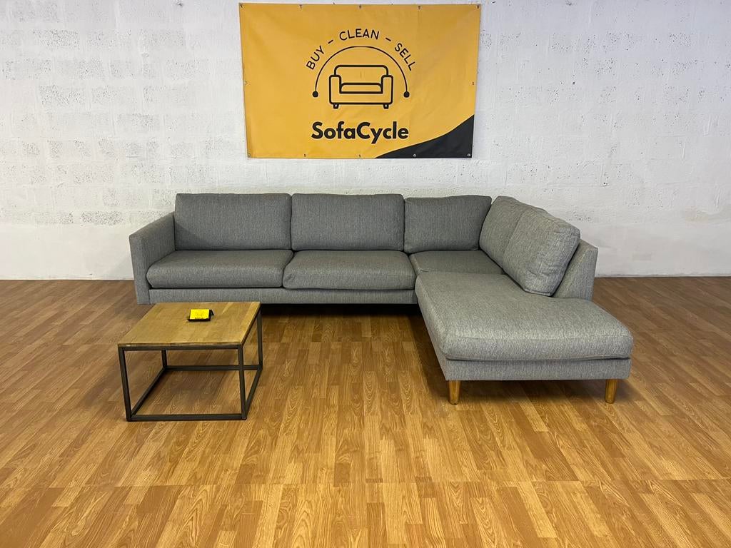 Fauteuil d'angle gris Cosy : pratique et confortable