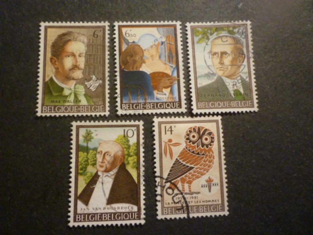 België/Belgique 1981 Mi 2077/2081(o) Gestempeld/Oblitéré, Envoi, Oblitéré