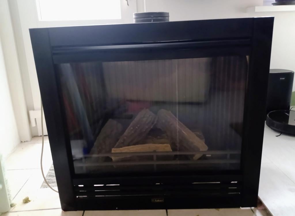 Faber Spectra gas inbouw houtkachel, Ophalen, Gashaard