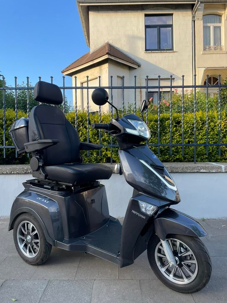 Scootmobiel 25 km/h Nipponia 2 Fast voiturette électrique, Enlèvement ou Envoi, Pliant, Comme neuf, Fauteuil roulant électrique