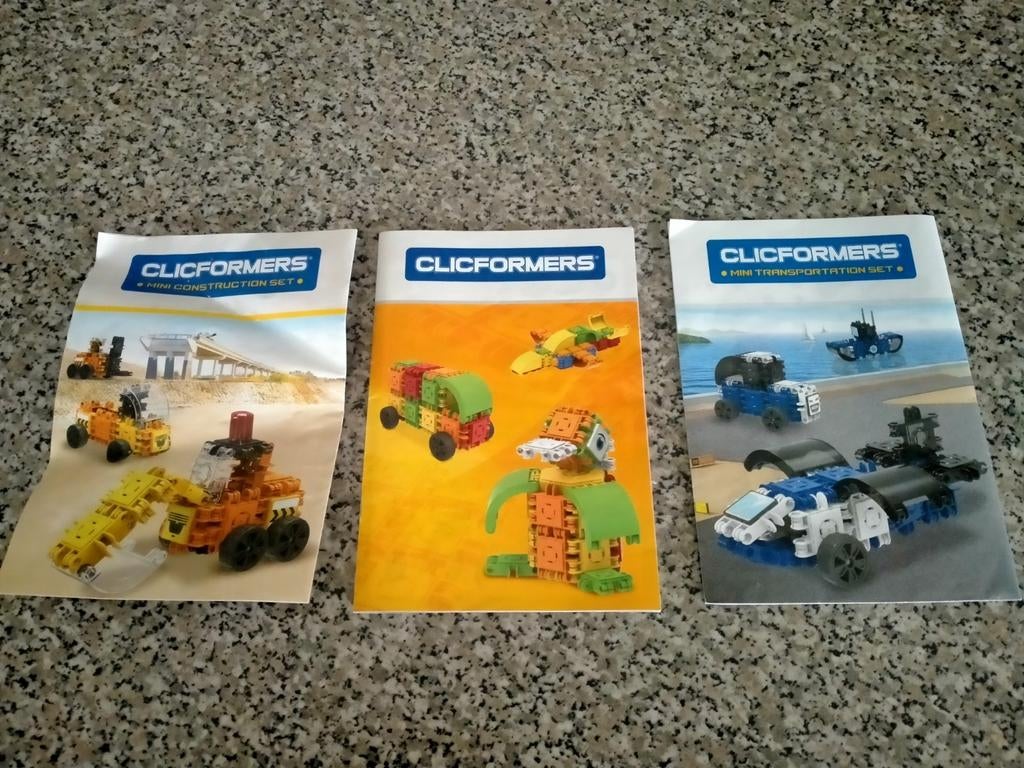 3 sets clickformers, Ophalen