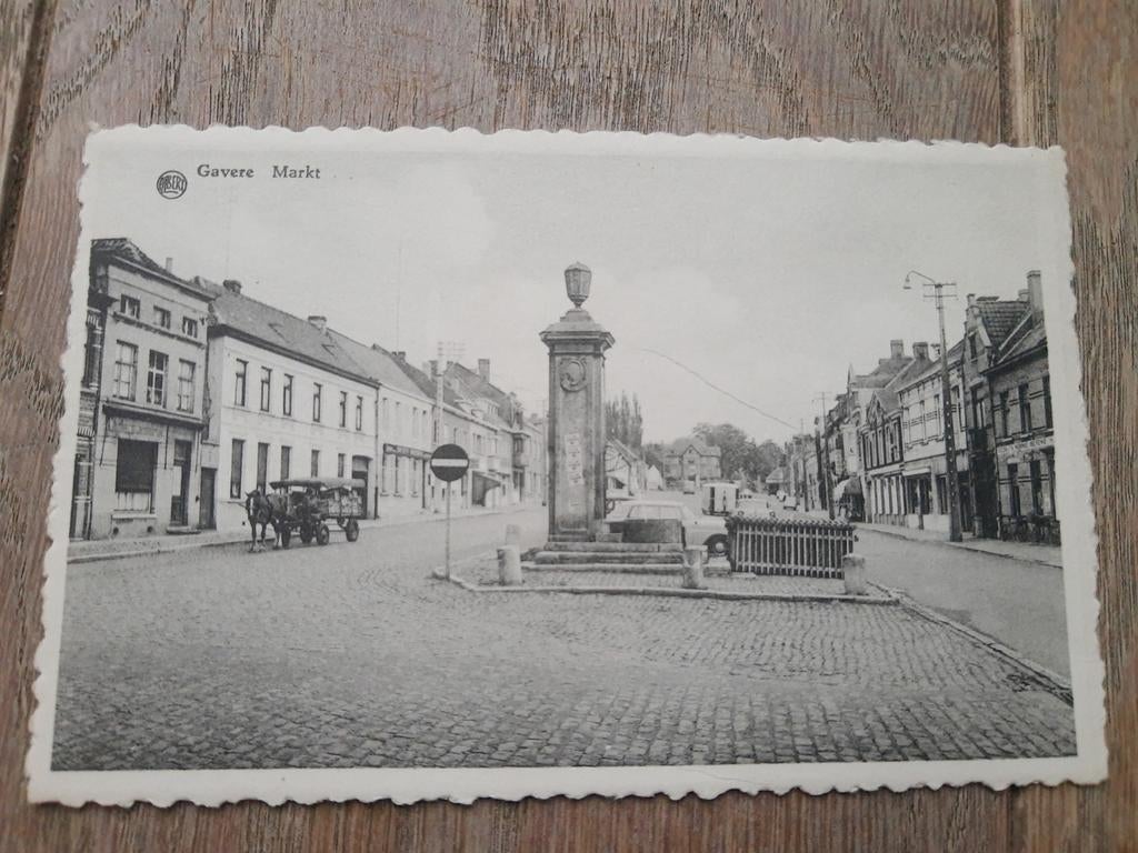 Carte postale ancienne, marché de Gavere, Collections, Enlèvement ou Envoi
