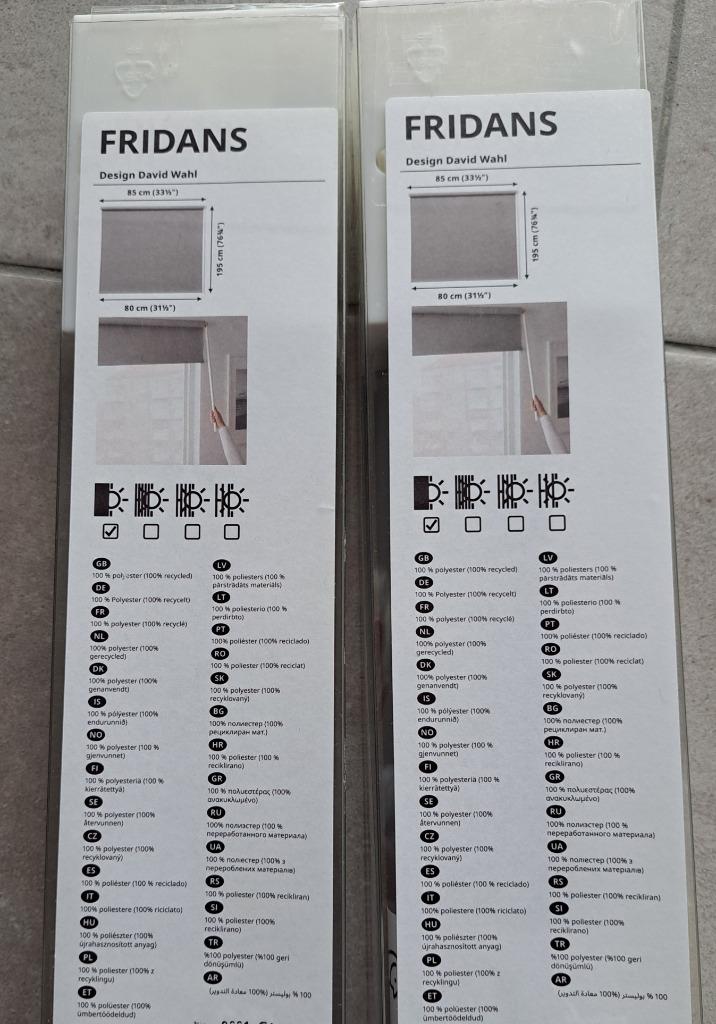 2 X Rolgordijn verduisterend, Maison & Meubles, Ameublement | Rideaux & Stores à lamelles, Neuf, Gris, 50 à 100 cm, 150 à 200 cm