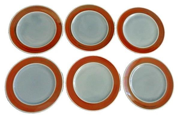 Rosenthal Bord Set 6x 16,5cm Handbeschilderd Vintage, Verzenden, Zo goed als nieuw, Bord(en), Overige stijlen