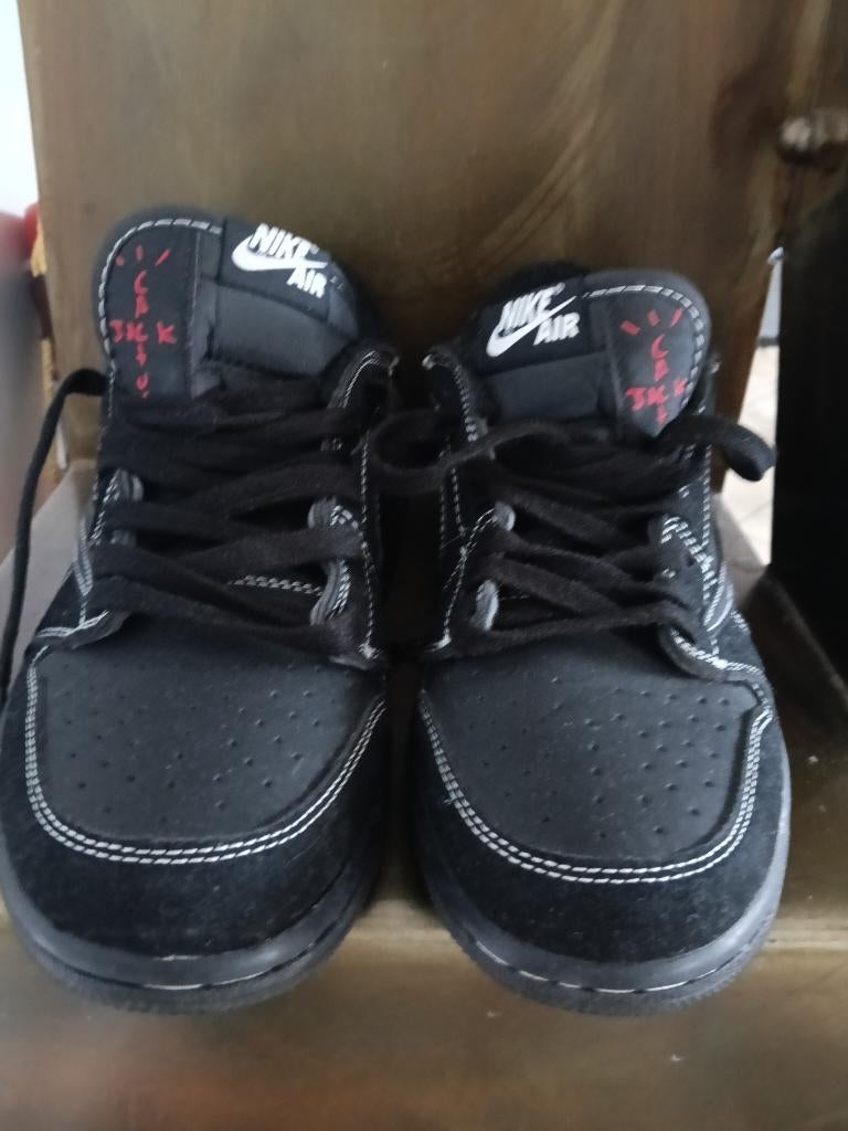 jordan 1 low travis scott black phantom, Enlèvement ou Envoi, Porté, Jordan, Baskets