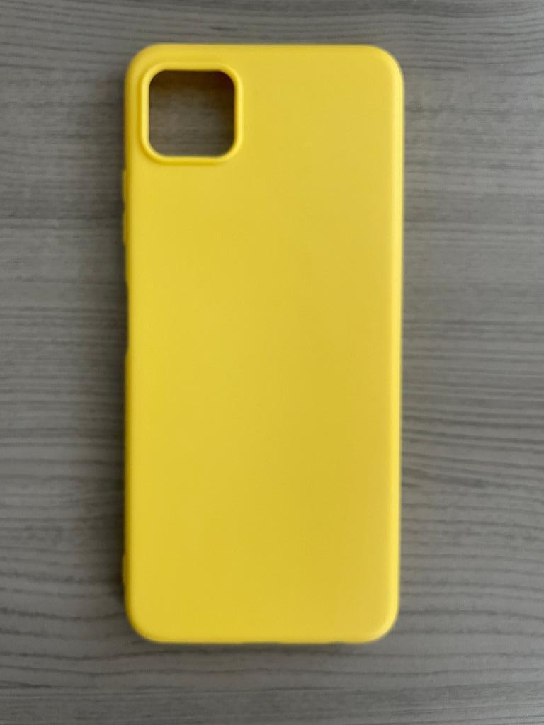 Coque jaune pour Samsung Galaxy A22 5G, Telecommunicatie, Ophalen of Verzenden, Nieuw, Overige modellen, Frontje of Cover