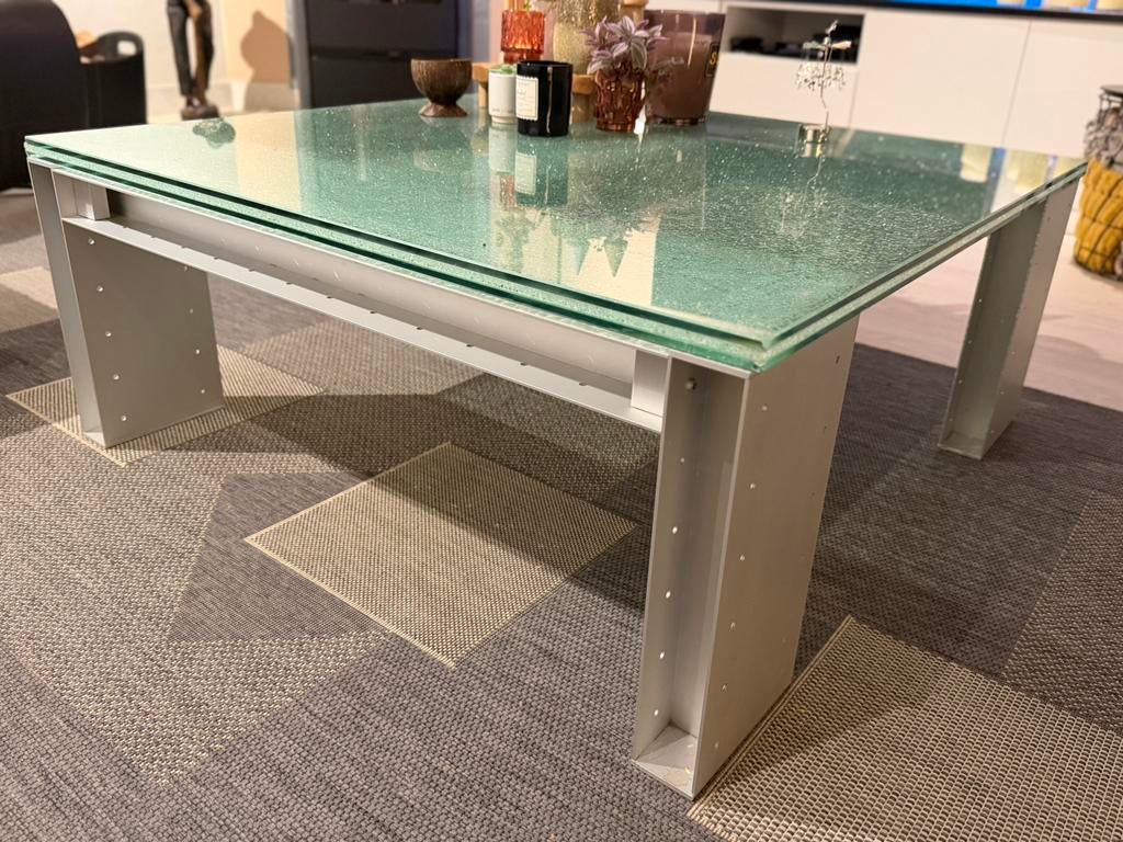 Design de table basse, Enlèvement, Comme neuf, Verre