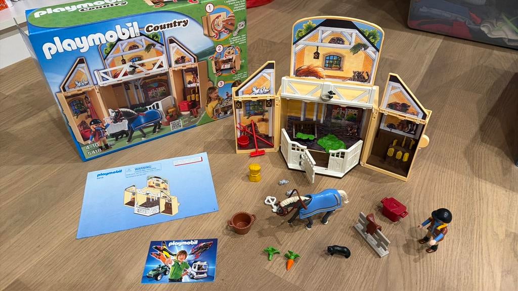 Playmobil 5418 Country paardenstal, Enlèvement