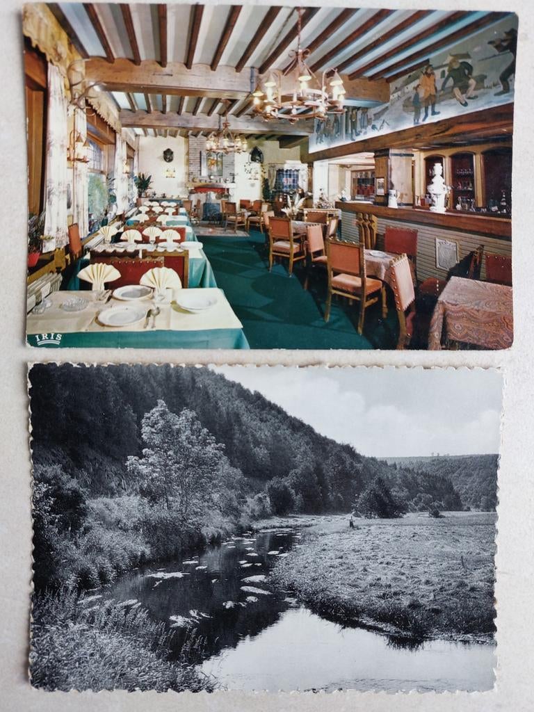 2 cartes postales Houffalize, Enlèvement ou Envoi