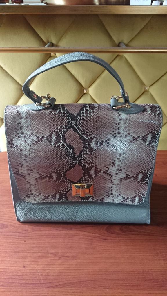 Sac à main en cuir véritable, Handtassen en Accessoires, Ophalen, Gebruikt, Handtas