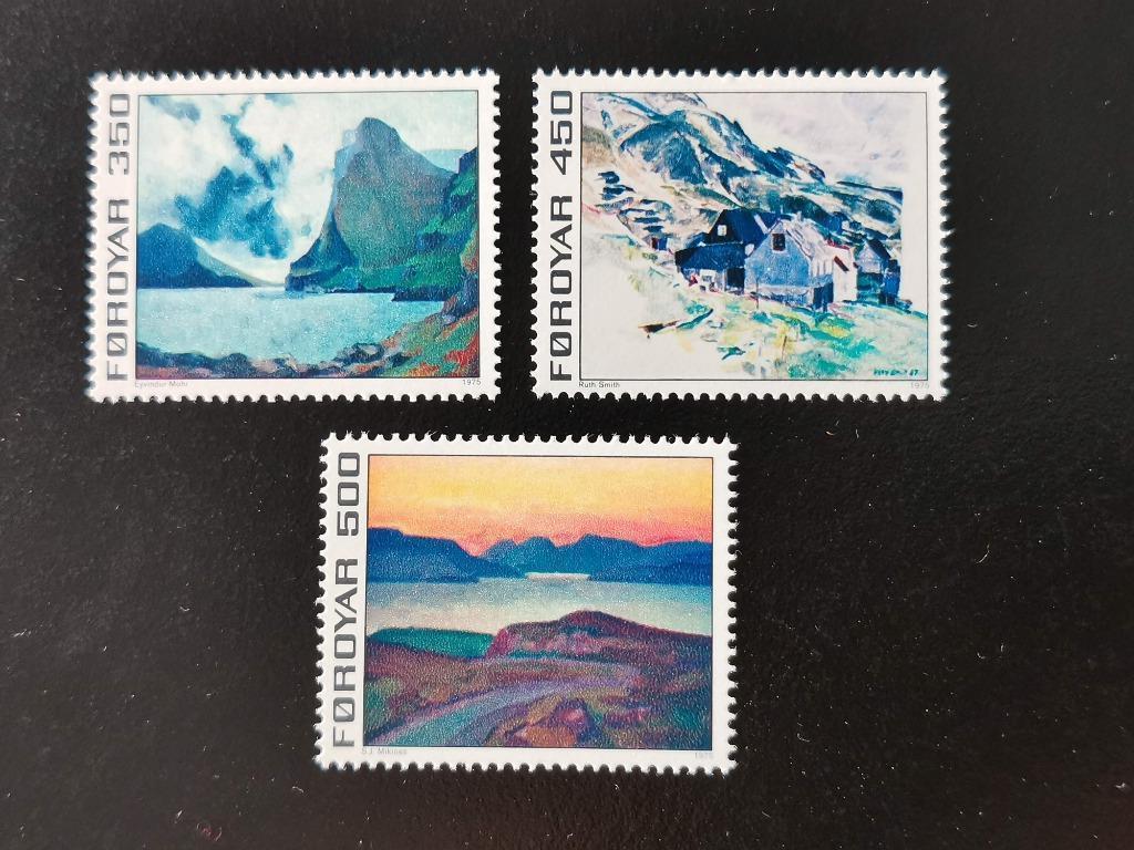 Îles Féroé/Foroyar 1975 - paysages **, Timbres & Monnaies, Timbres | Europe | Scandinavie, Enlèvement ou Envoi, Danemark, Non oblitéré
