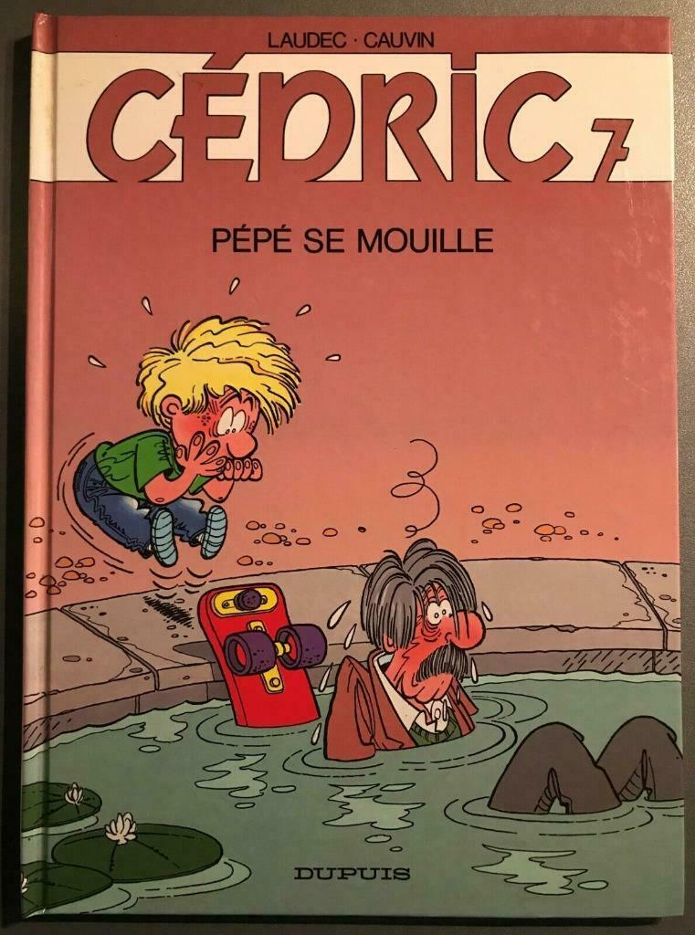 B.D. Cédric N°7 : Pépé se mouille  1994 -, Eén stripboek, Ophalen of Verzenden, Gelezen, Laudec et Cauvin