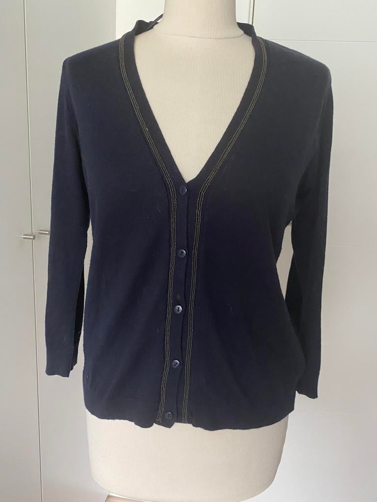 Cardigan bleu marine Zara, Enlèvement ou Envoi, Comme neuf, Bleu, Zara
