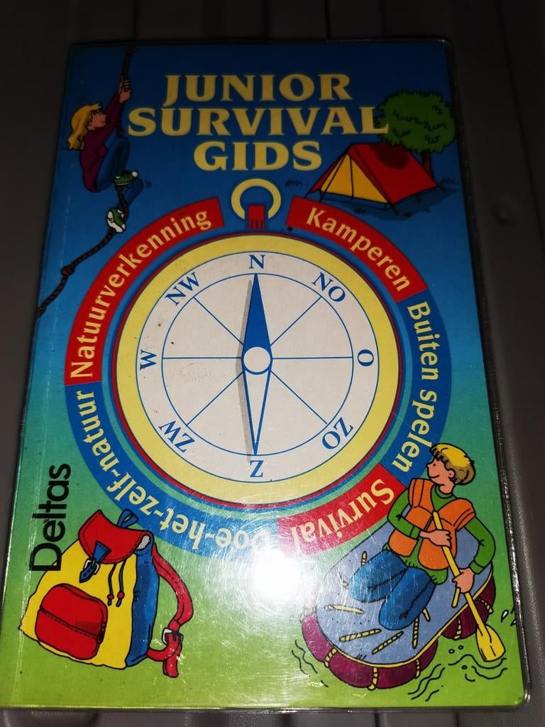 Junior outdoor survival gids deltas Uitgave, Ophalen of Verzenden, Zo goed als nieuw, Rugzak