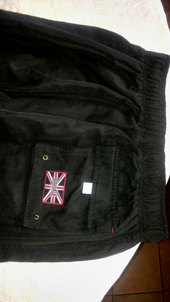 Vintage pantalons lonsdale L noirs, Kleding | Heren, Ophalen of Verzenden, Gedragen, Maat 52/54 (L), Zwart
