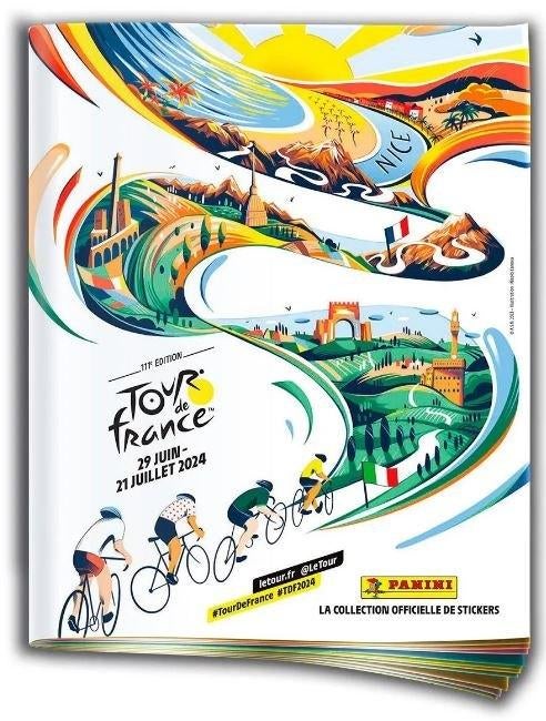 Tour de France 2024 Stickers Panini., Envoi, Neuf, Plusieurs autocollants