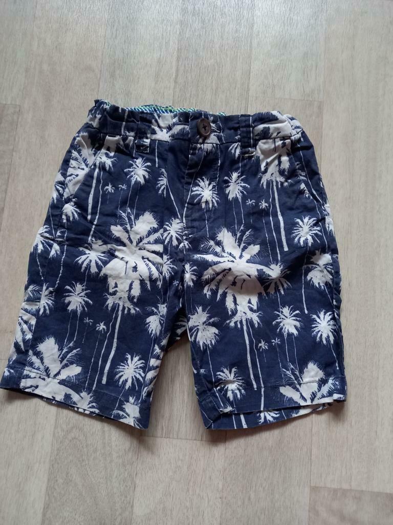 Short palmbomen H&M maat 104, Kinderen en Baby's, Kinderkleding | Maat 104, Broek, Gebruikt, H&M, Ophalen of Verzenden