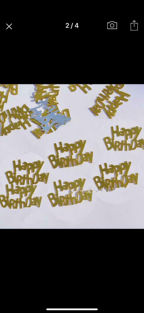 Confetti happy birthday, Envoi, Neuf