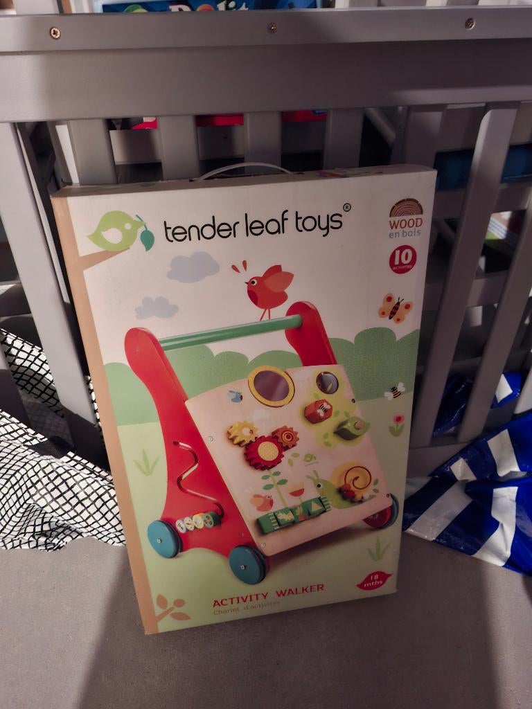 Tender leaf toys loopkarretje, Ophalen, Nieuw, Duw- of Trekspeelgoed