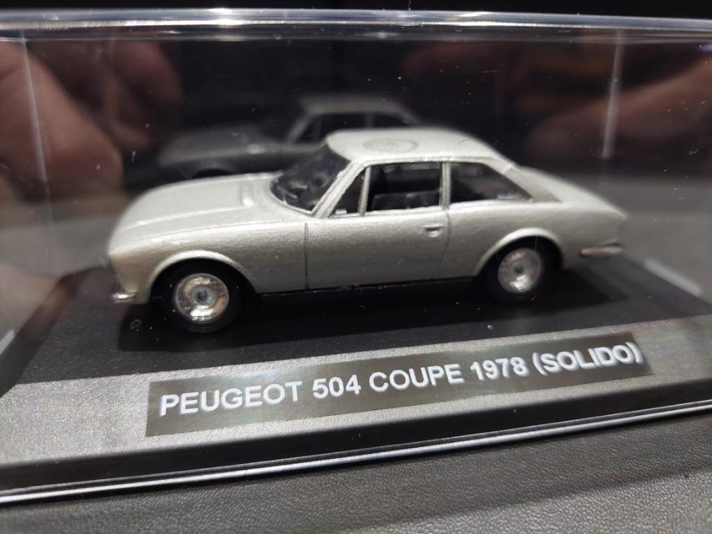 PEUGEOT 504 COUPE- SOLIDO - 1978, Enlèvement ou Envoi, Comme neuf, Solido