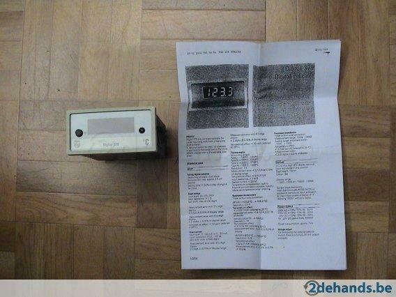 jw0467: digitale aanduider philips 379 model: 9404-379-10101, Ophalen, Gebruikt