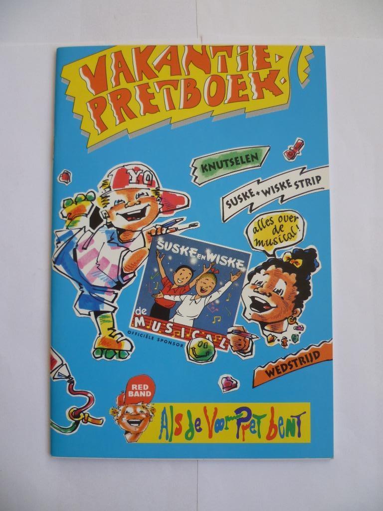 SUSKE EN WISKE''VAKANTIE PRETBOEK''REDBAND UITGAVE UIT 1995, Neuf, Enlèvement ou Envoi, Willy Vandersteen, Une BD