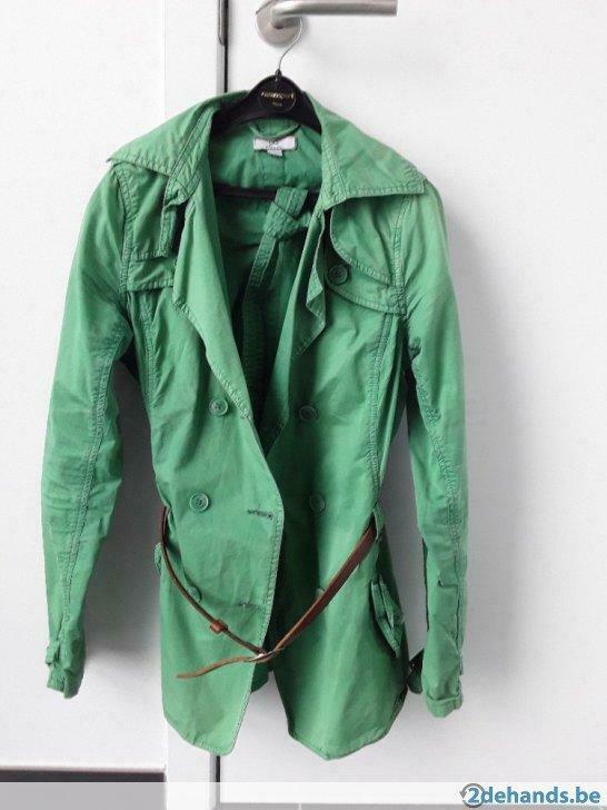 Jas CKS maat S, Kleding | Dames, Ophalen of Verzenden, Gedragen, Maat 36 (S), Groen