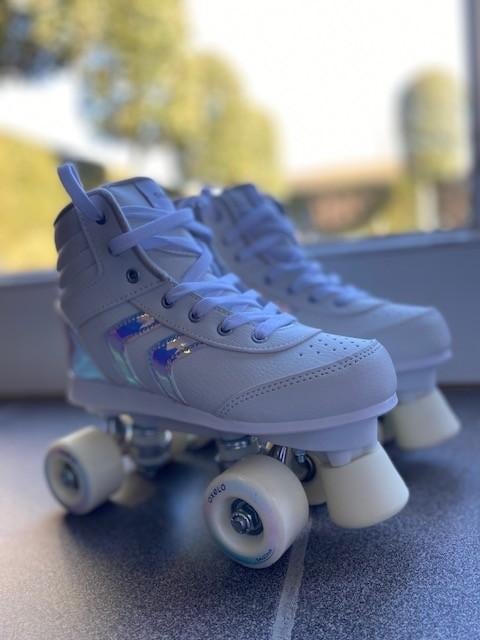 Te koop: stijlvolle rolschaatsen van Oxelo maat 37, Ophalen, Zo goed als nieuw, Kinderen
