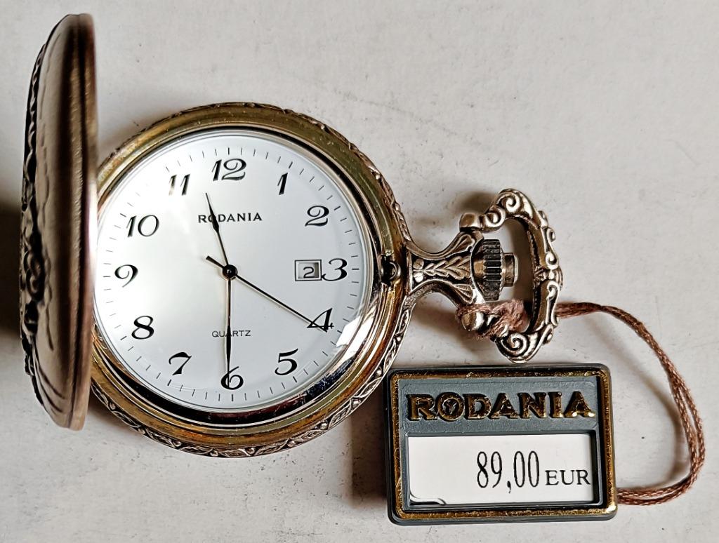 Montre poche savonnette RODANIA, NEUVE, quartz, double face, Collections, Enlèvement ou Envoi, Neuf