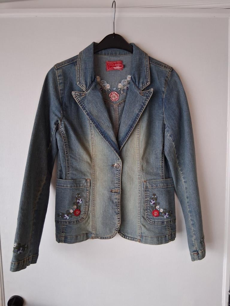 Vintage Jeans vest Car Jeans M, Ophalen of Verzenden