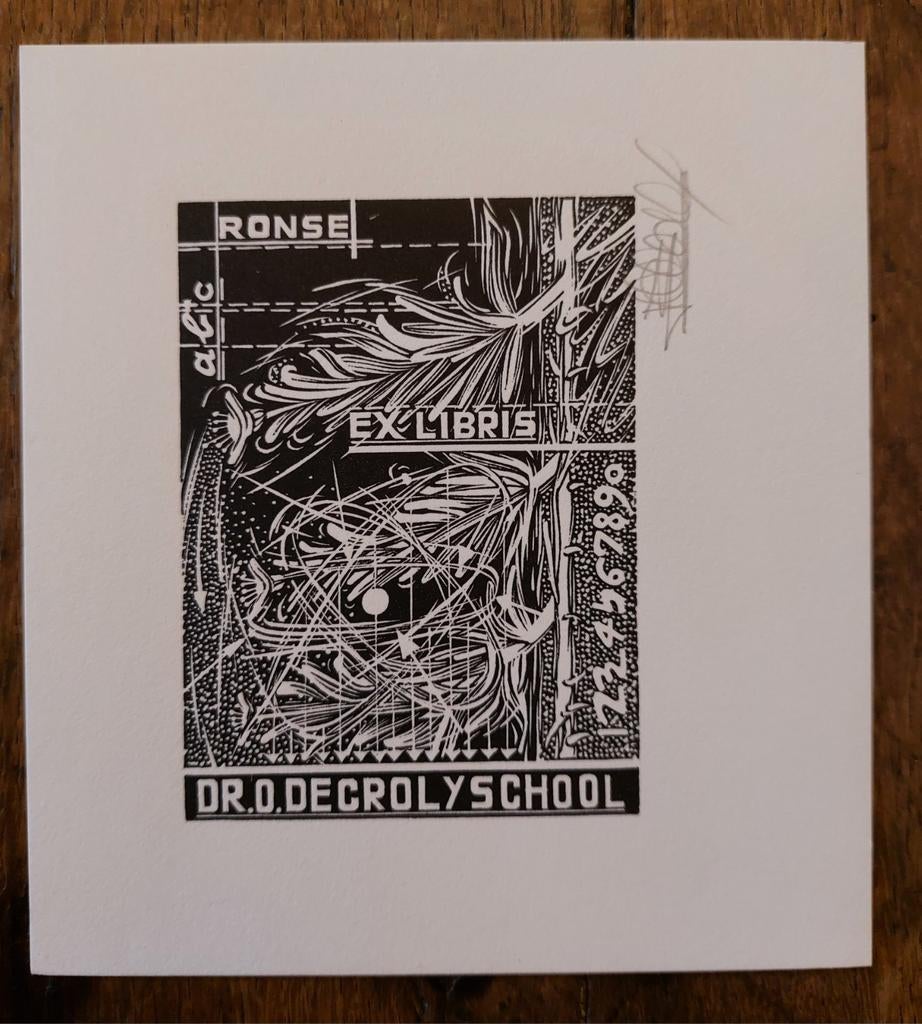 Ex Libris, Antiek en Kunst, Ophalen of Verzenden