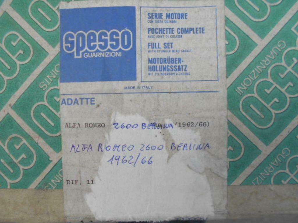 Joint de moteur pour Alfa Romeo 2600 Berlina, Enlèvement, Neuf, Alfa Romeo