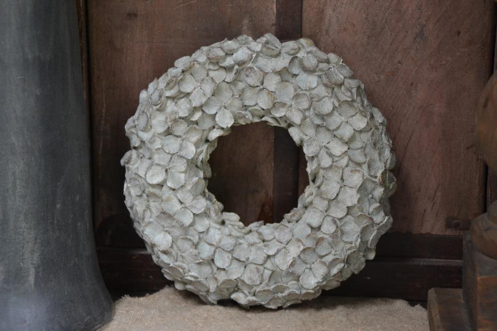 Krans - Hortensia - Landelijk shabby, Ophalen of Verzenden, Nieuw