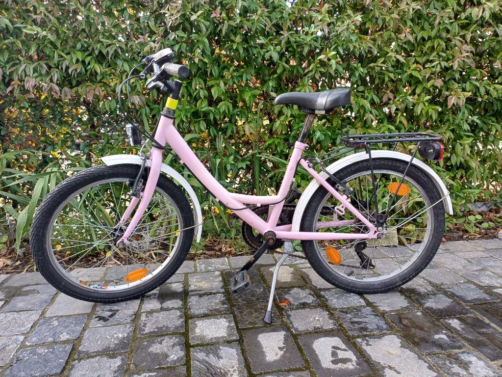 Roze meisjes fiets, Ophalen, Gebruikt, Versnellingen