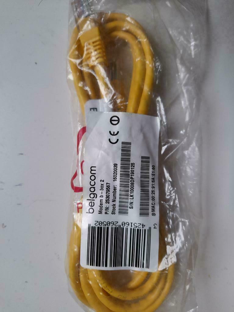 Belgacom telefoonkabel, Telecommunicatie, Ophalen of Verzenden, Nieuw, Bakeliet