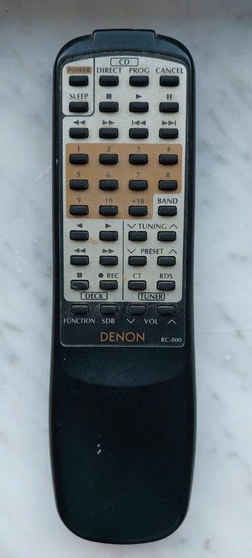 Denon RC‑800 afstandsbediening - Goede staat, Audio, Tv en Foto, Afstandsbedieningen, Gebruikt, Origineel, Receiver of Versterker