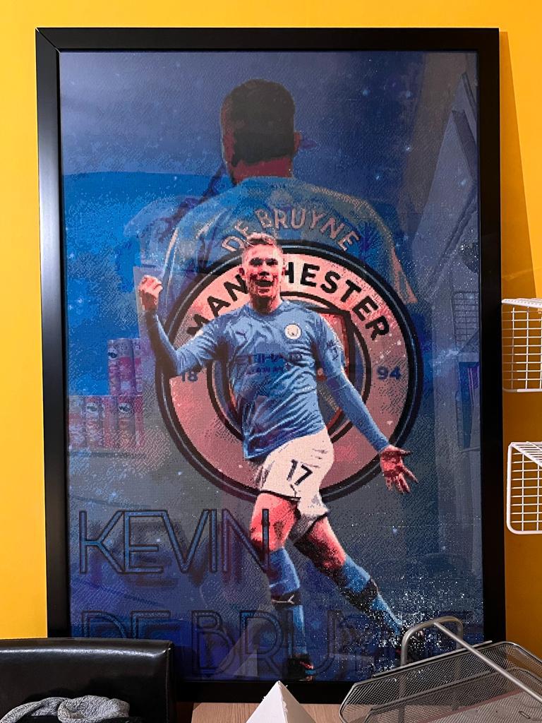 Diamant painting KEVIN DE BRUYNE, Hobby & Loisirs créatifs, Enlèvement, Neuf