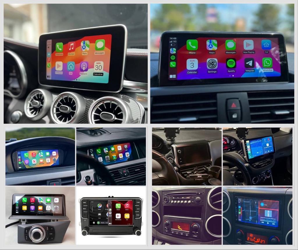 Carplay Écrans installation / camera de recul, Enlèvement ou Envoi, Neuf