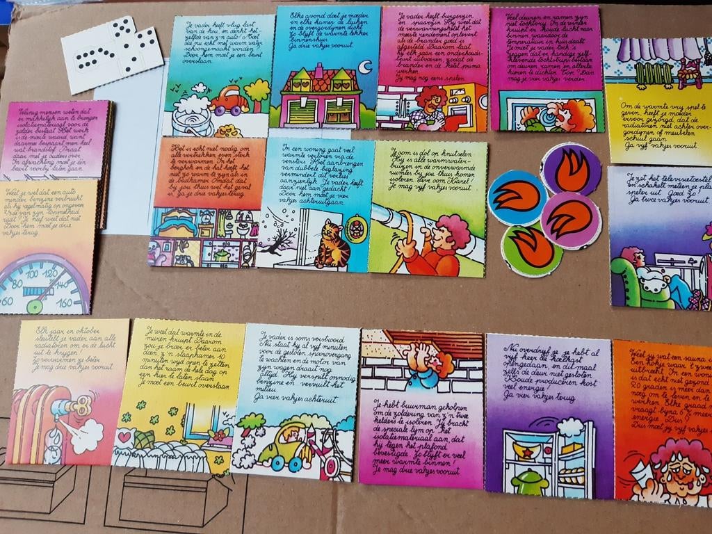 Jeu d'énergie, plateau d'oie avec cartes séparées, Hobby & Loisirs créatifs, Jeux de société | Jeux de cartes, Comme neuf, Enlèvement ou Envoi