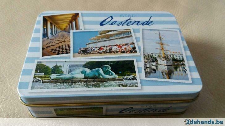 Blikken doosje (souvenir) Stad OOSTENDE, Gebruikt