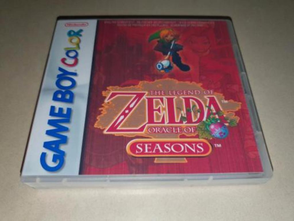 Zelda Oracle of Seasons Game Boy Color GBC Game Case (2), Envoi, Comme neuf