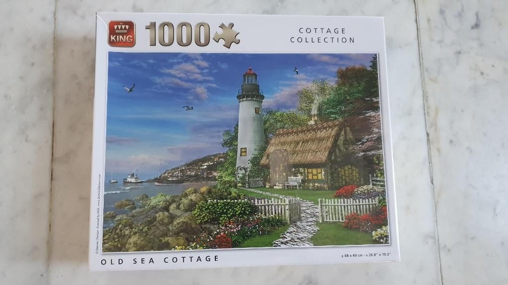 King puzzel 1000 stukjes - Nog volledig nieuw, Enlèvement, 500 à 1500 pièces, Neuf, Puzzle