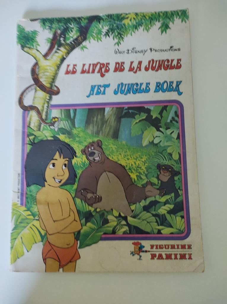 Het jungle boek 1979 panini , er ontbreken 5 prentjes, Enlèvement ou Envoi, Comme neuf