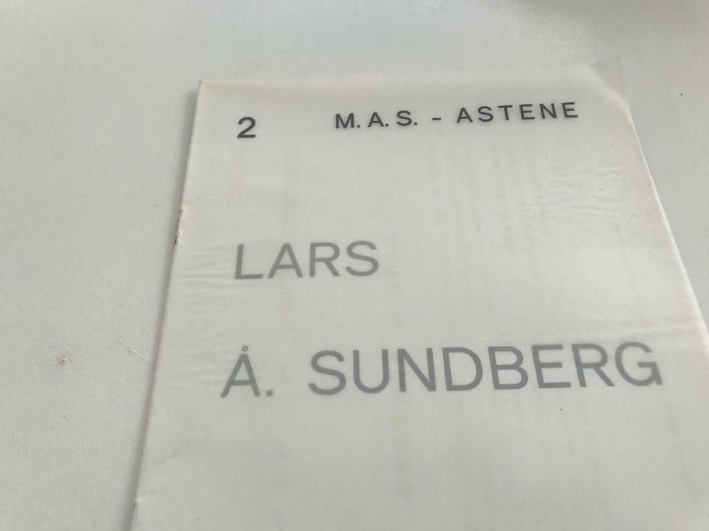 Lars A Sundberg catalogus jaren 60 les contemporaines, Ophalen of Verzenden, Zo goed als nieuw, Schilder- en Tekenkunst