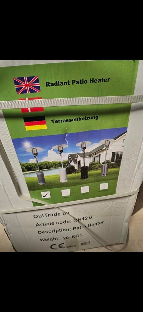 Terrasverwarming op gas, Tuin en Terras, Ophalen, Zo goed als nieuw